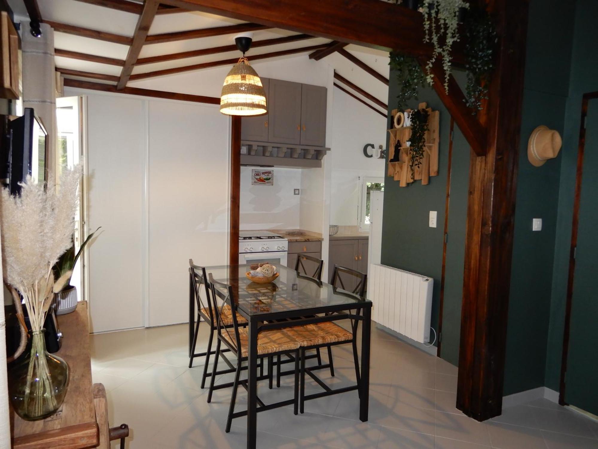 Le Cottage Exotique Du Lutin Many & Son Bain Nordique Saint-Christophe-Sur-Conde Exterior photo