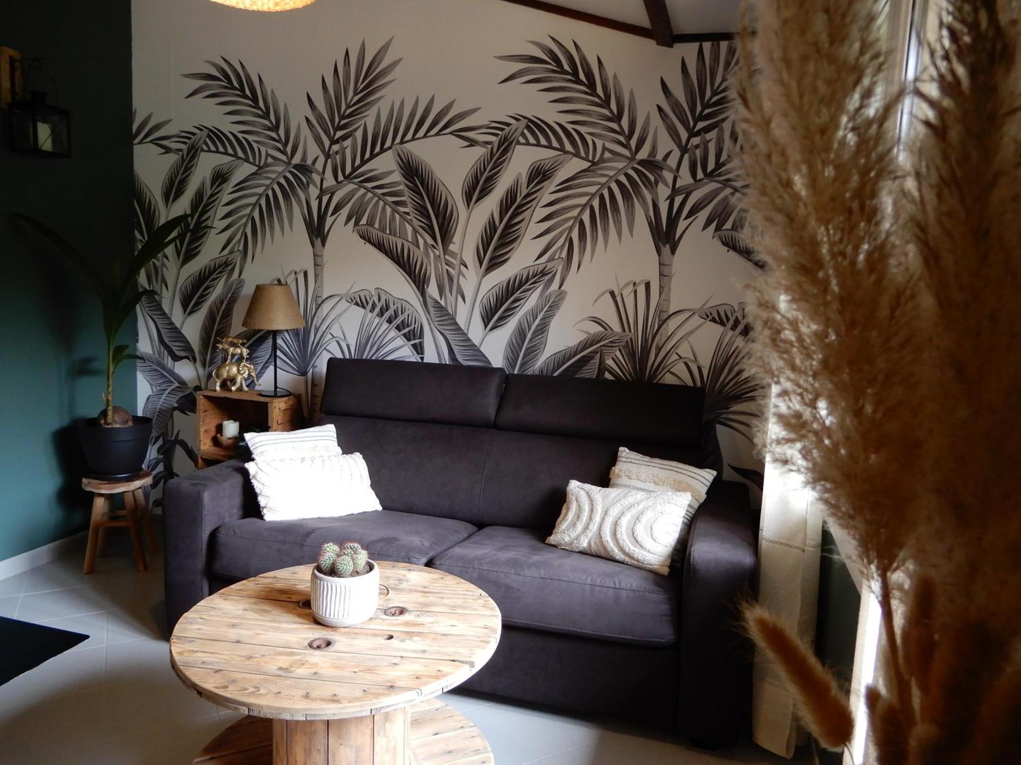 Le Cottage Exotique Du Lutin Many & Son Bain Nordique Saint-Christophe-Sur-Conde Exterior photo